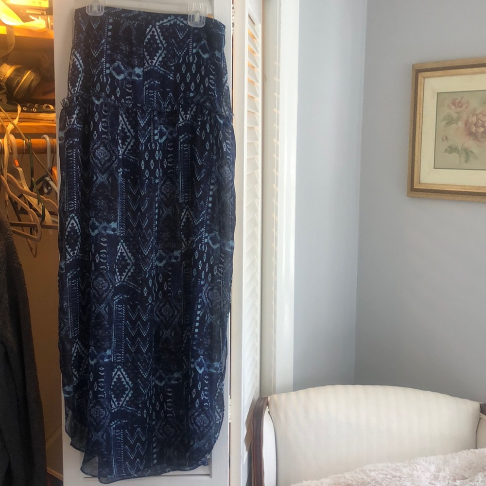 Ecote blue maxi skirt